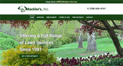 Desktop Screenshot of macklerslawn.com